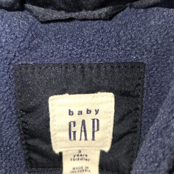 Gap Navy Blue Baby Puffer Coat – Size 3T ❄️💙 - Picture 2 of 2
